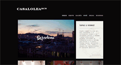 Desktop Screenshot of casalolea.com